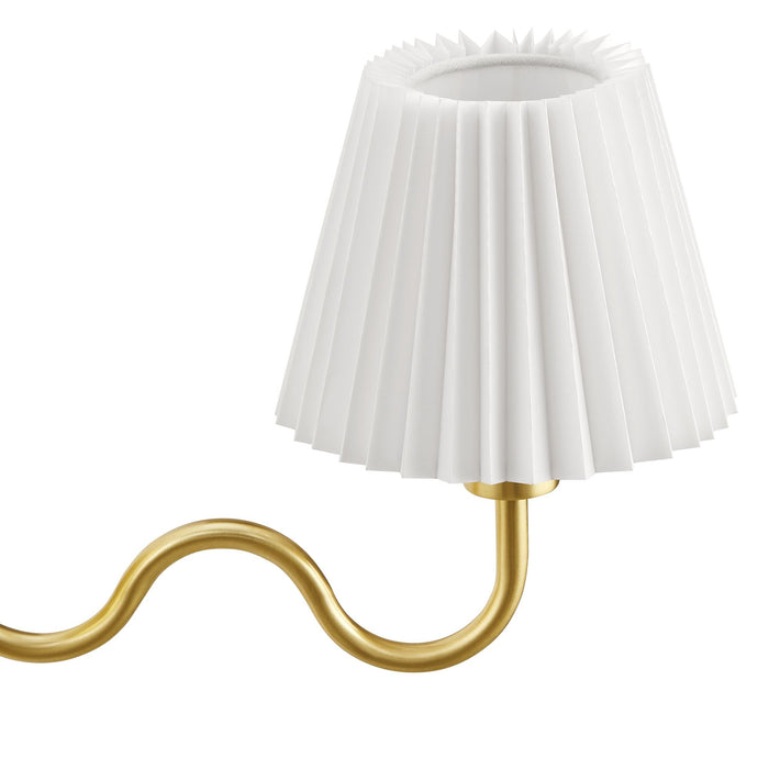 Wave Squiggle Arm Wall Sconce