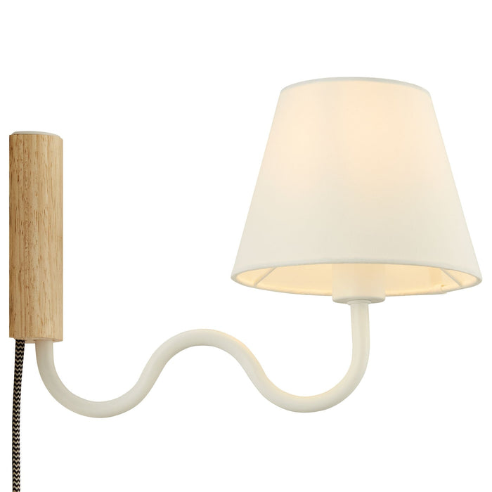 Sunlit Squiggle Arm Wall Sconce