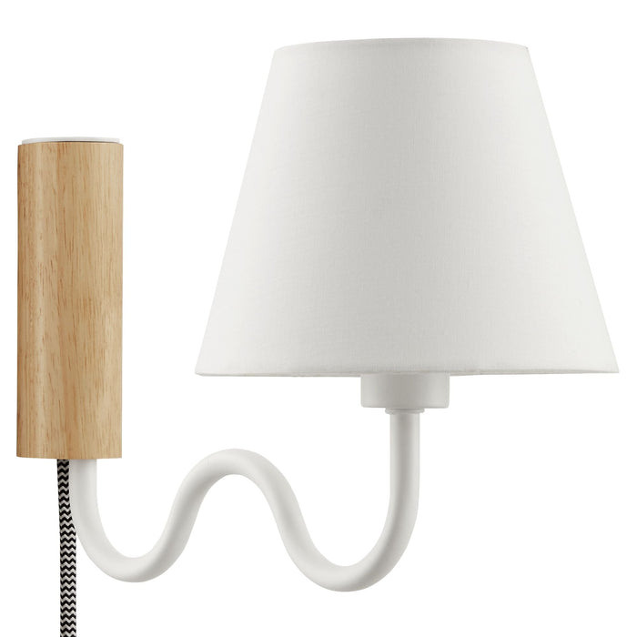 Sunlit Squiggle Arm Wall Sconce