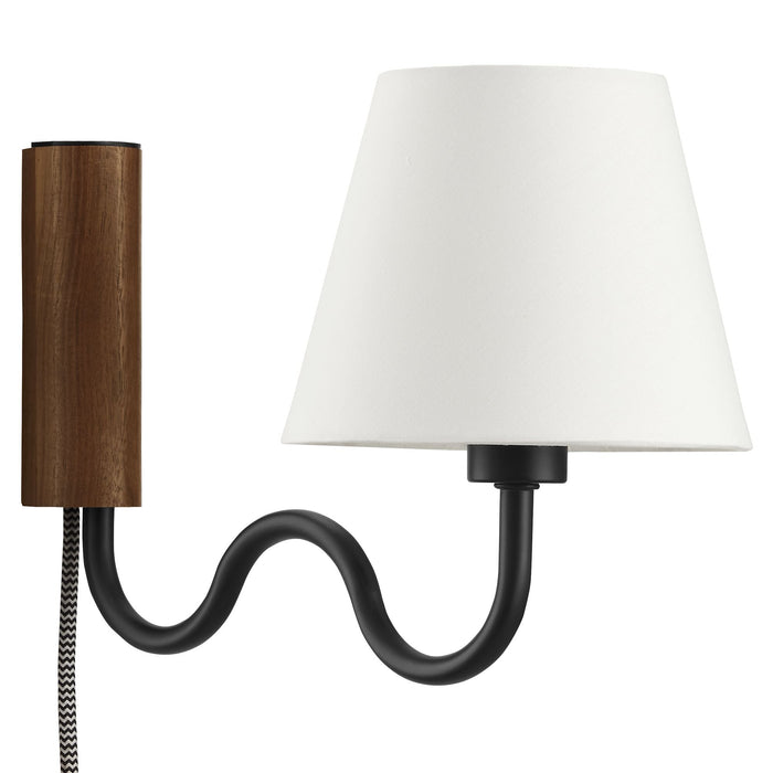 Sunlit Squiggle Arm Wall Sconce