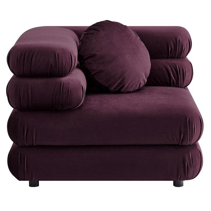 Jubilee Modular Performance Velvet Corner Chair