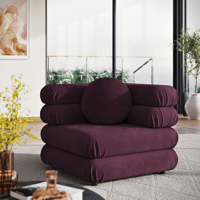 Jubilee Modular Performance Velvet Corner Chair