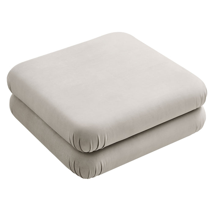 Jubilee Modular Performance Velvet Ottoman