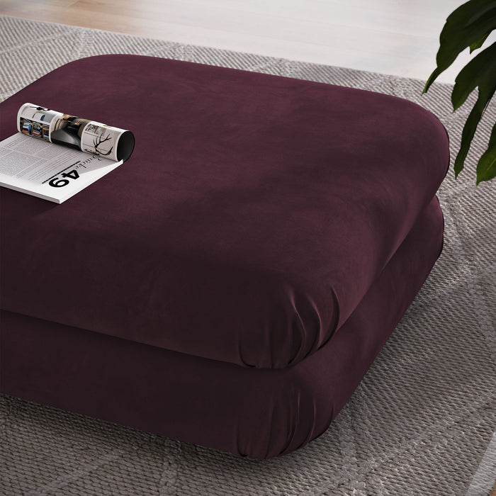 Jubilee Modular Performance Velvet Ottoman