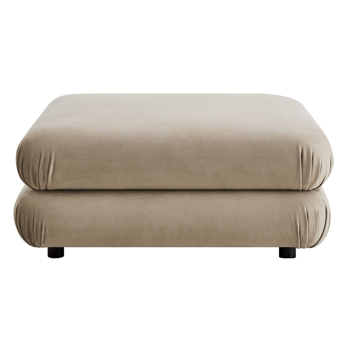 Jubilee Modular Performance Velvet Ottoman