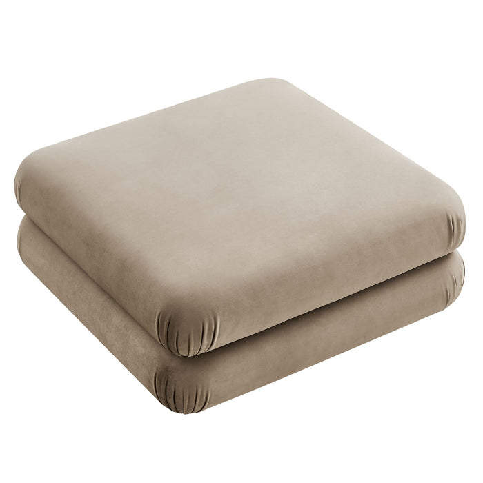 Jubilee Modular Performance Velvet Ottoman