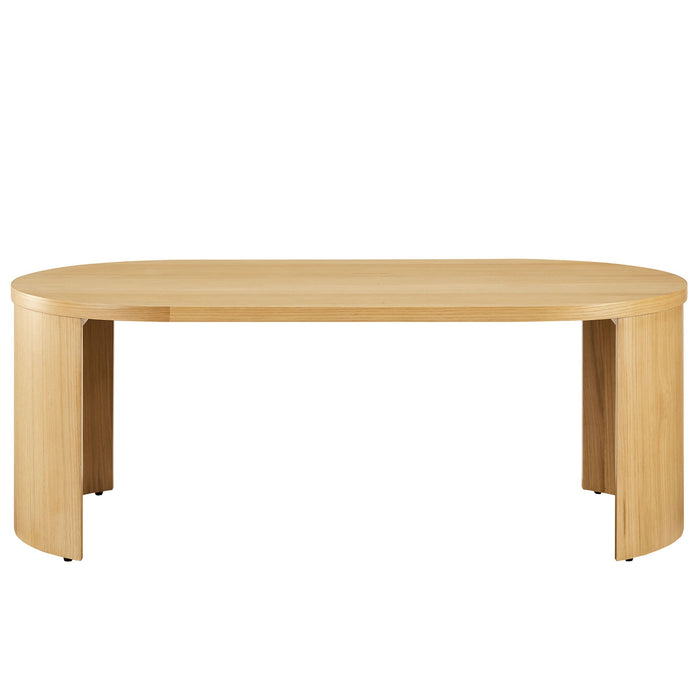 Aspect Oval Wood Coffee Table