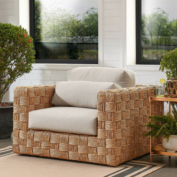 Thames  Outdoor Patio Wicker Rattan Armchair