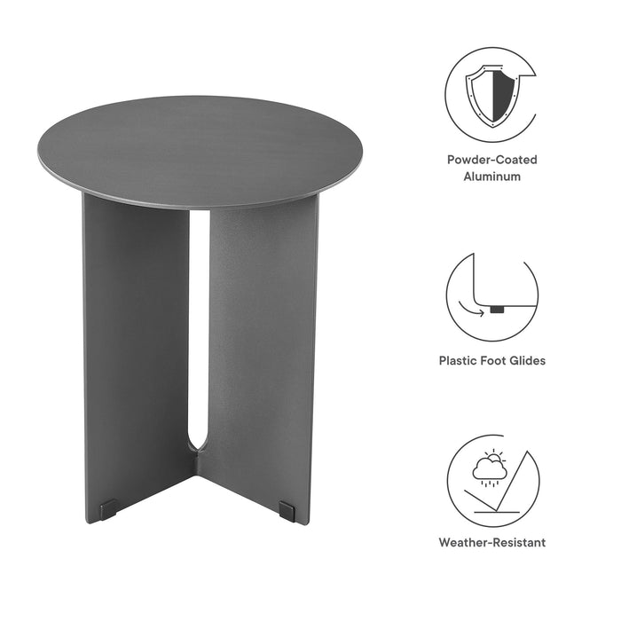 Tecton Outdoor Patio Aluminum Side Table