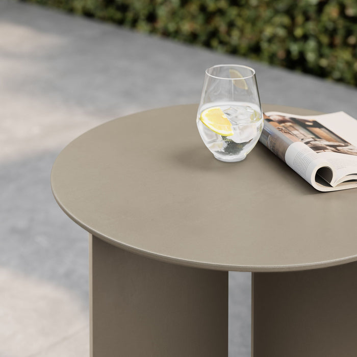 Tecton Outdoor Patio Aluminum Side Table