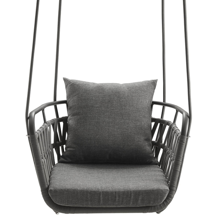 Kaliah Outdoor Patio Aluminum Swing Chair