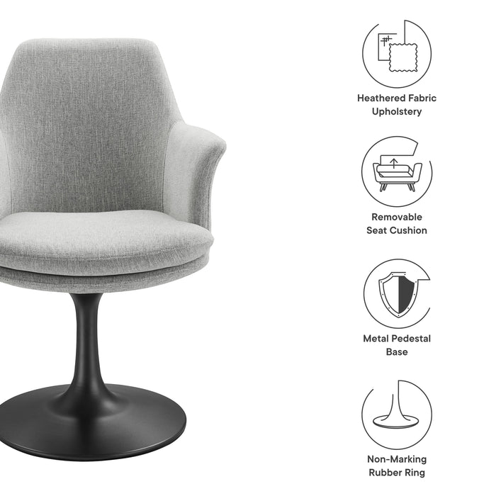 Lippa Swivel Dining Armchair