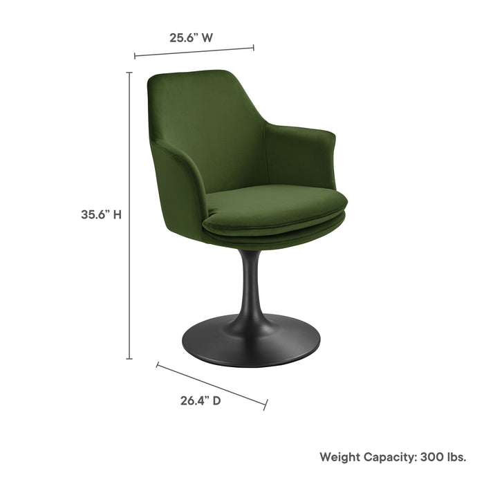 Lippa Swivel Dining Armchair