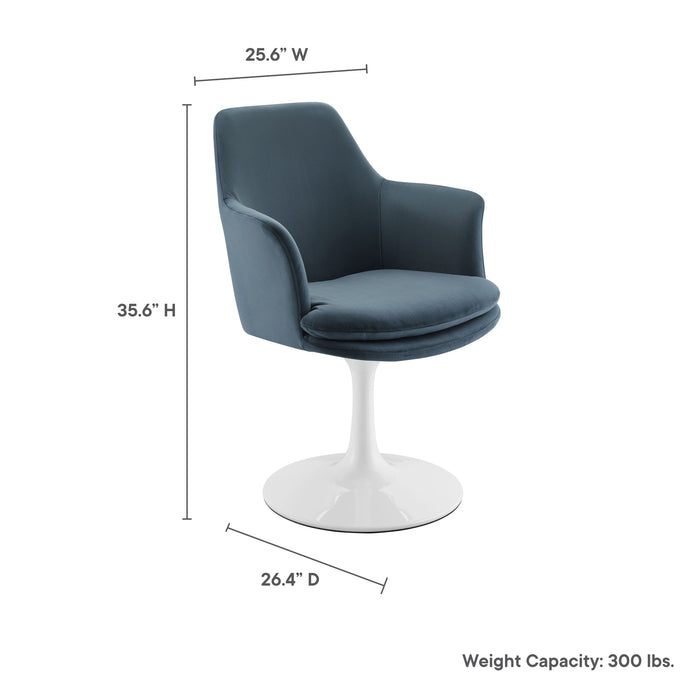 Lippa Swivel Dining Armchair