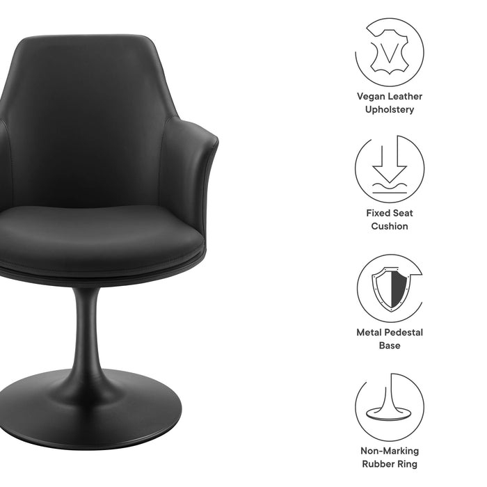 Lippa Swivel Dining Armchair