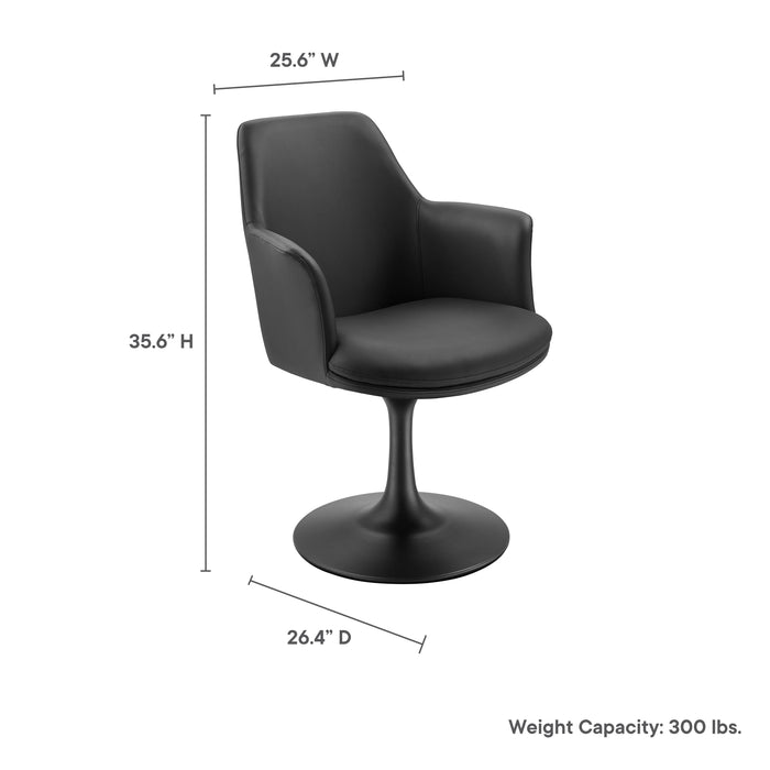 Lippa Swivel Dining Armchair