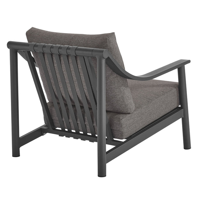 Terrace Outdoor Patio Aluminum Accent Armchair