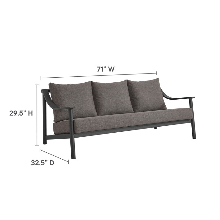 Terrace Outdoor Patio Aluminum Sofa