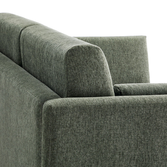 Linden Upholstered Heathered Chenille Sofa