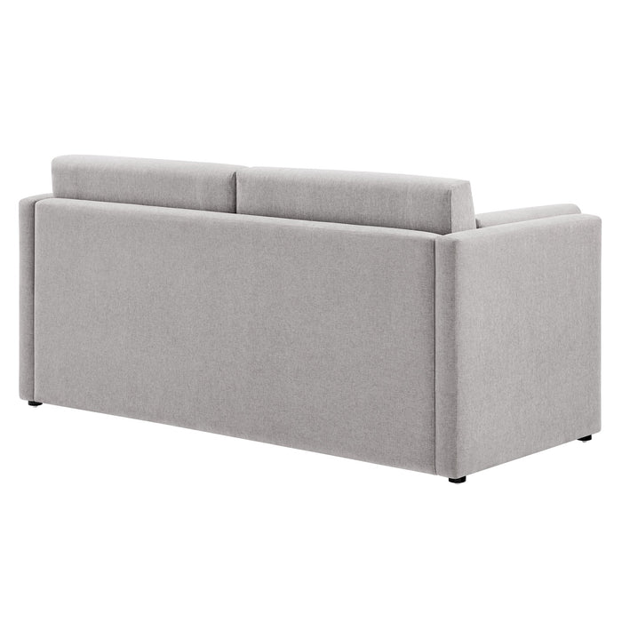 Linden Upholstered Heathered Chenille Sofa