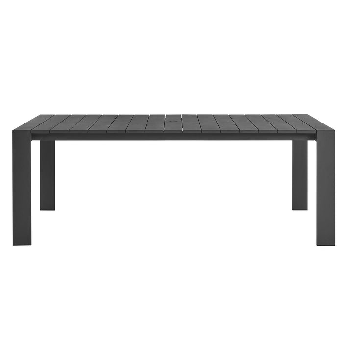 Tahoe Rectangular Outdoor Patio Aluminum Dining Table