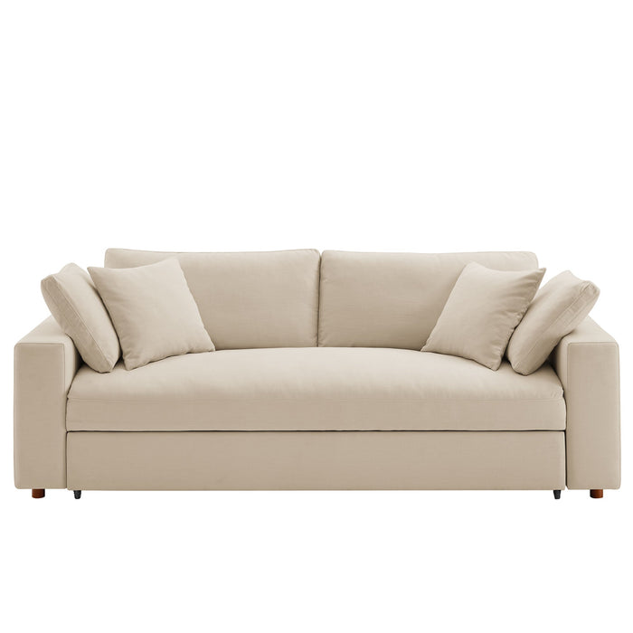 Commix Down Filled Overstuffed Sleeper Sofa