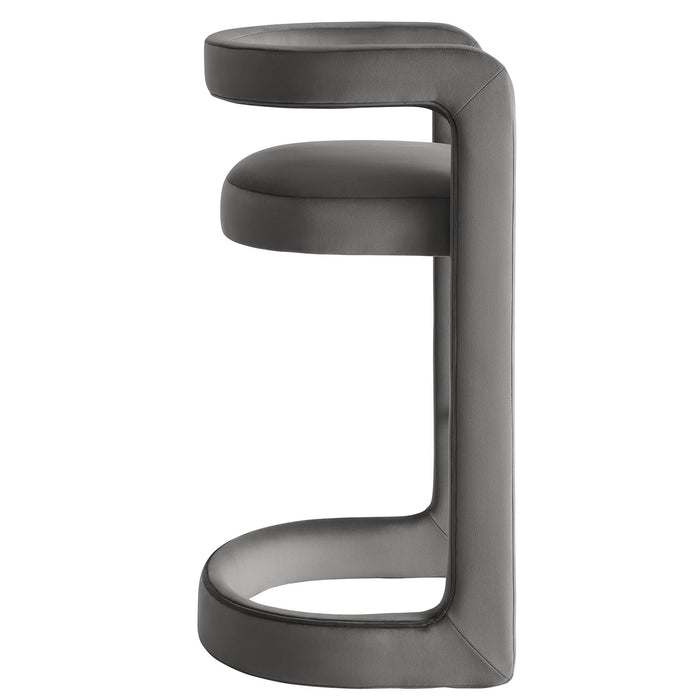 Winslow Performance Velvet Bar Stool