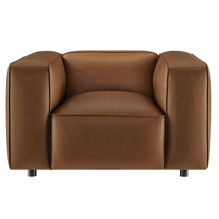 Auren Upholstered Vegan Leather Armchair