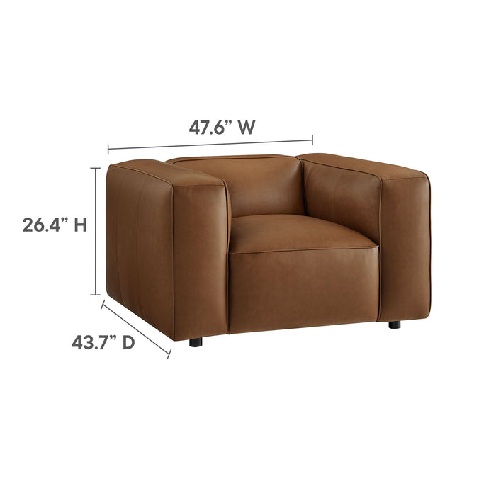 Auren Upholstered Vegan Leather Armchair