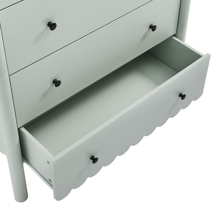 Emmeline Scalloped 5-Drawer Chest