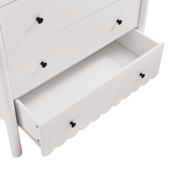 Emmeline Scalloped 5-Drawer Chest