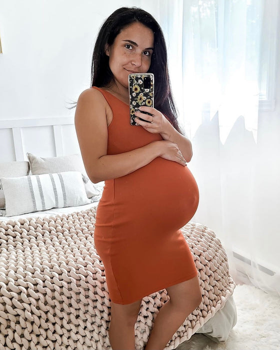 Robe Cami Maternité | Maternity Tank Dress SPICY - Pominie