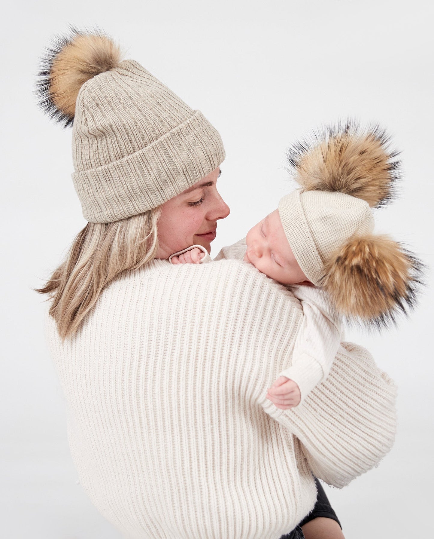 Tuque Bébé Ourson Tricot - Pominie