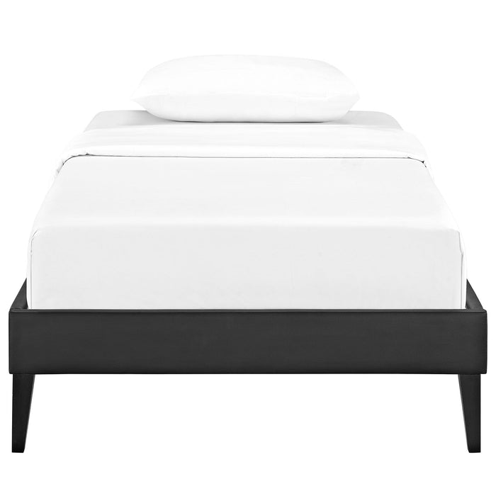 Sharon Fabric Bed Frame with Squared Tapered Legs