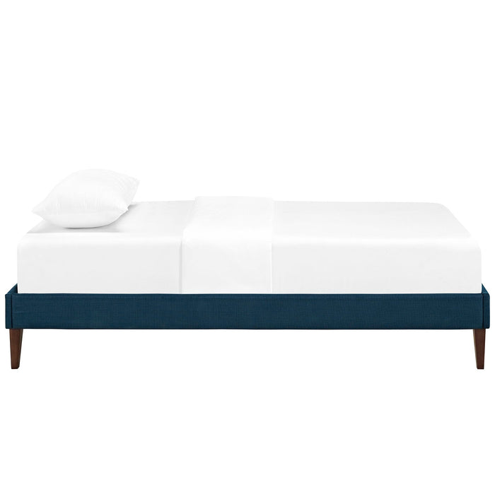 Sharon Fabric Bed Frame with Squared Tapered Legs