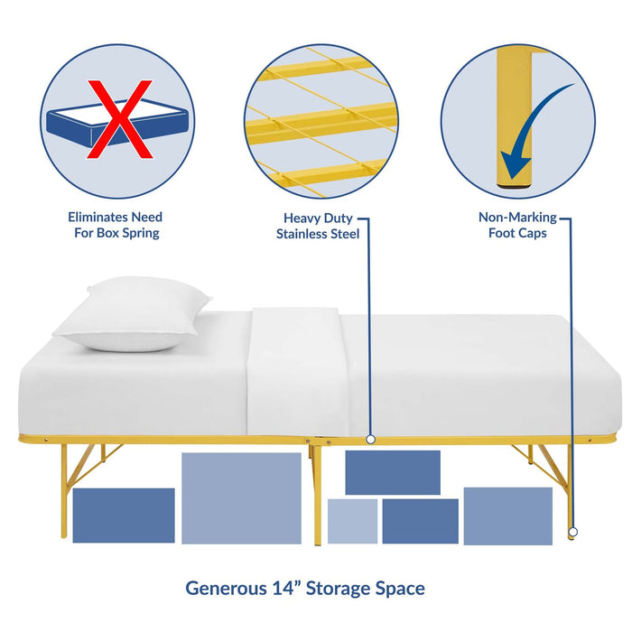 Horizon Stainless Steel Bed Frame