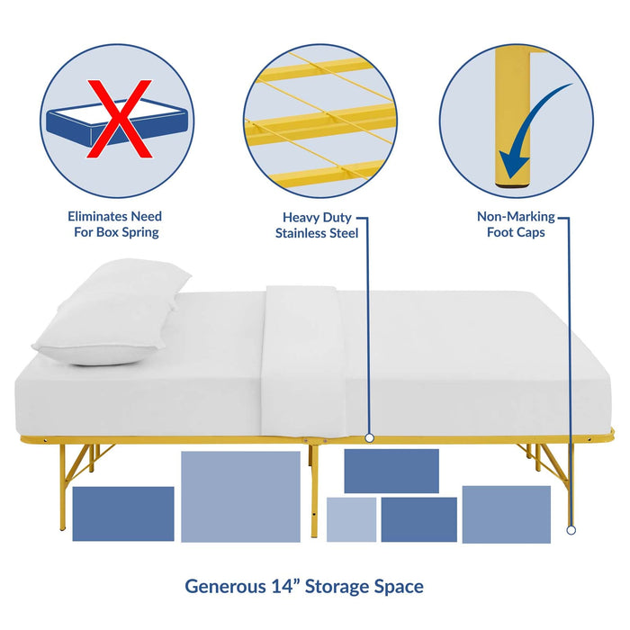 Horizon Stainless Steel Bed Frame