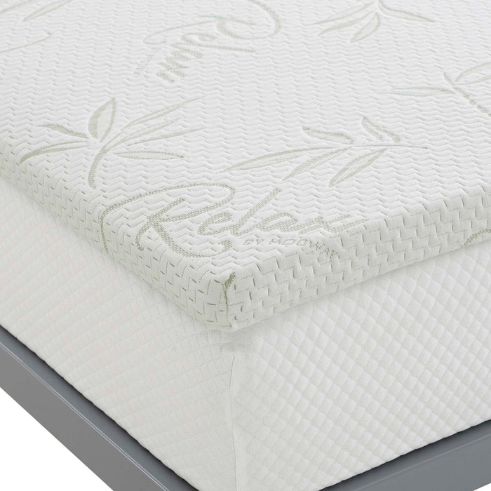 Relax 2" Gel Memory Foam Mattress Topper