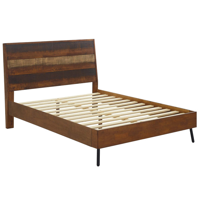 Arwen Rustic Wood Bed