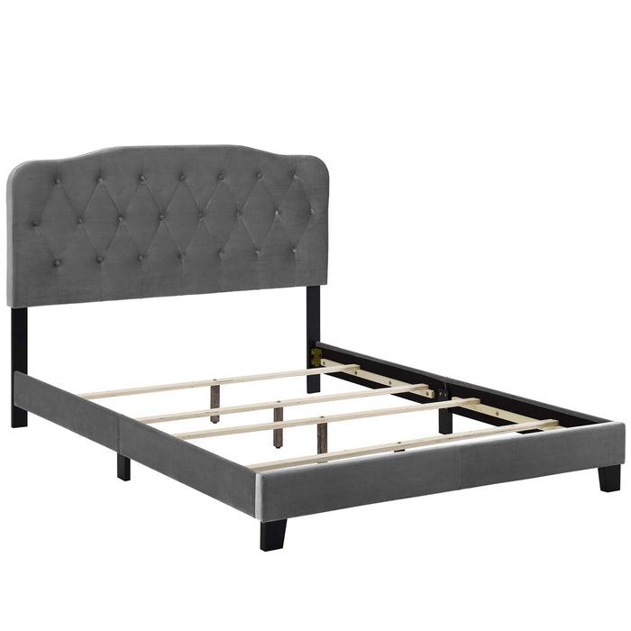 Amelia Performance Velvet Bed