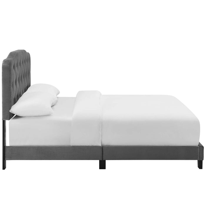 Amelia Performance Velvet Bed