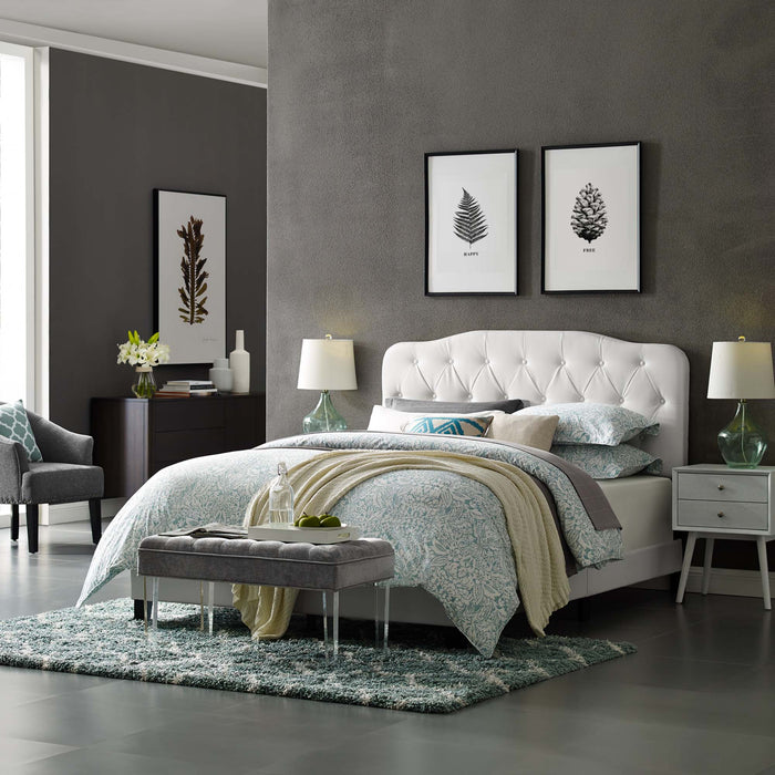 Amelia Faux Leather Bed