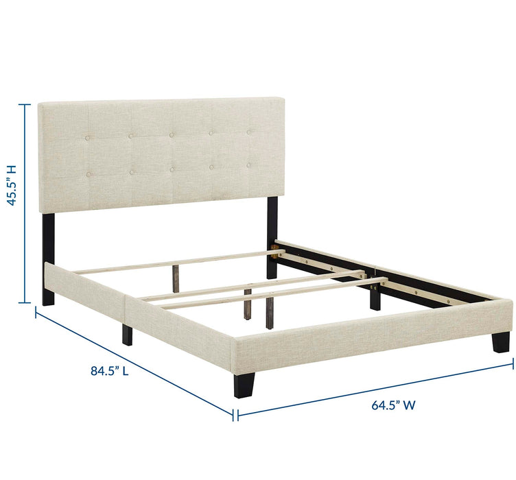 Amira Upholstered Fabric Bed