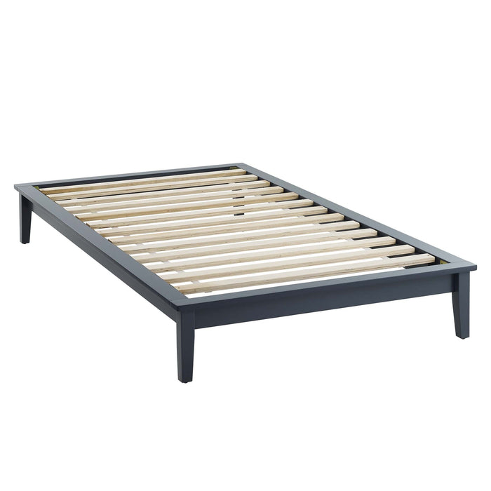 Lodge Wood Platform Bed Frame