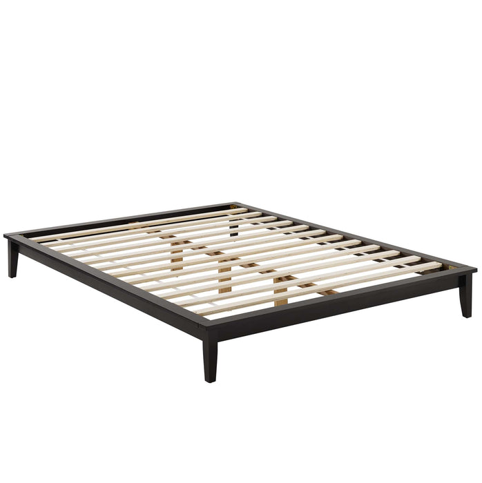 Lodge Wood Platform Bed Frame