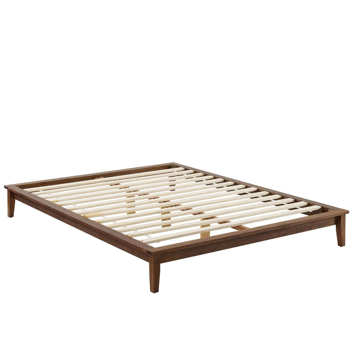 Lodge Wood Platform Bed Frame