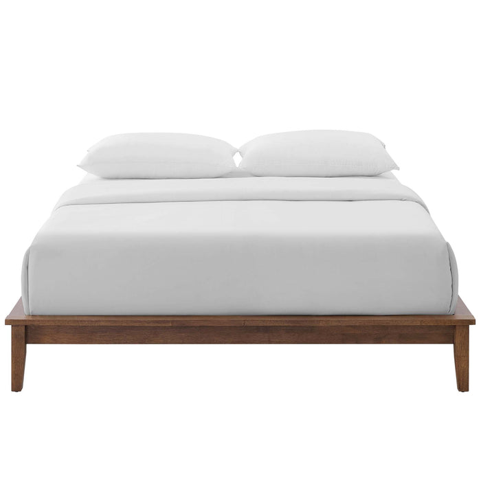 Lodge Wood Platform Bed Frame