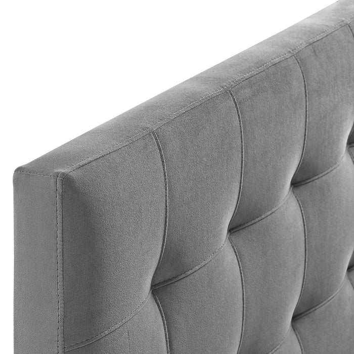 Lily Biscuit Tufted Performance Velvet Headboard