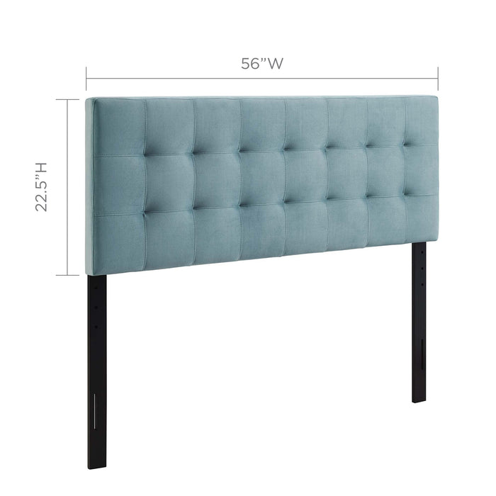 Lily Biscuit Tufted Performance Velvet Headboard