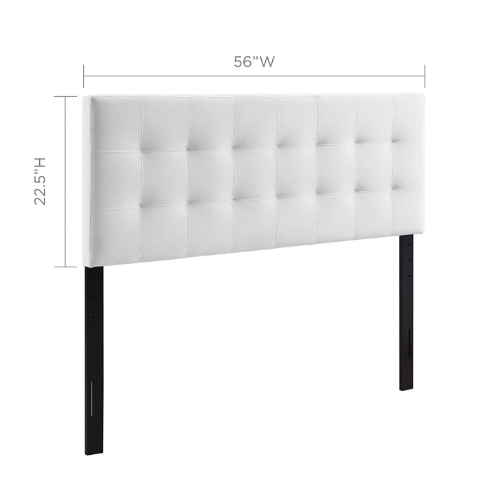 Lily Biscuit Tufted Performance Velvet Headboard